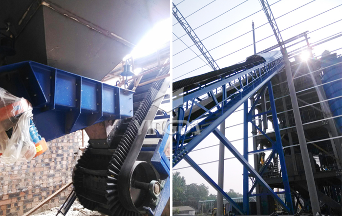 corrugated belt conveyor, large angel belt conveyor, sidewall belt conveyor